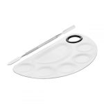 Stainless Steel Make Up Palette with Spatula Big